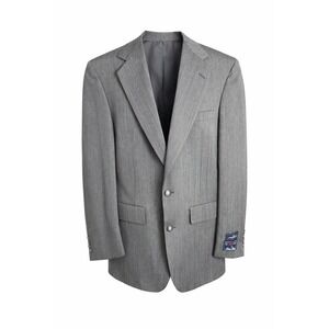 Palm Beach Belk Hudson Gray Pinstripe Blazer 42L Sport Coat Wool USA NWT